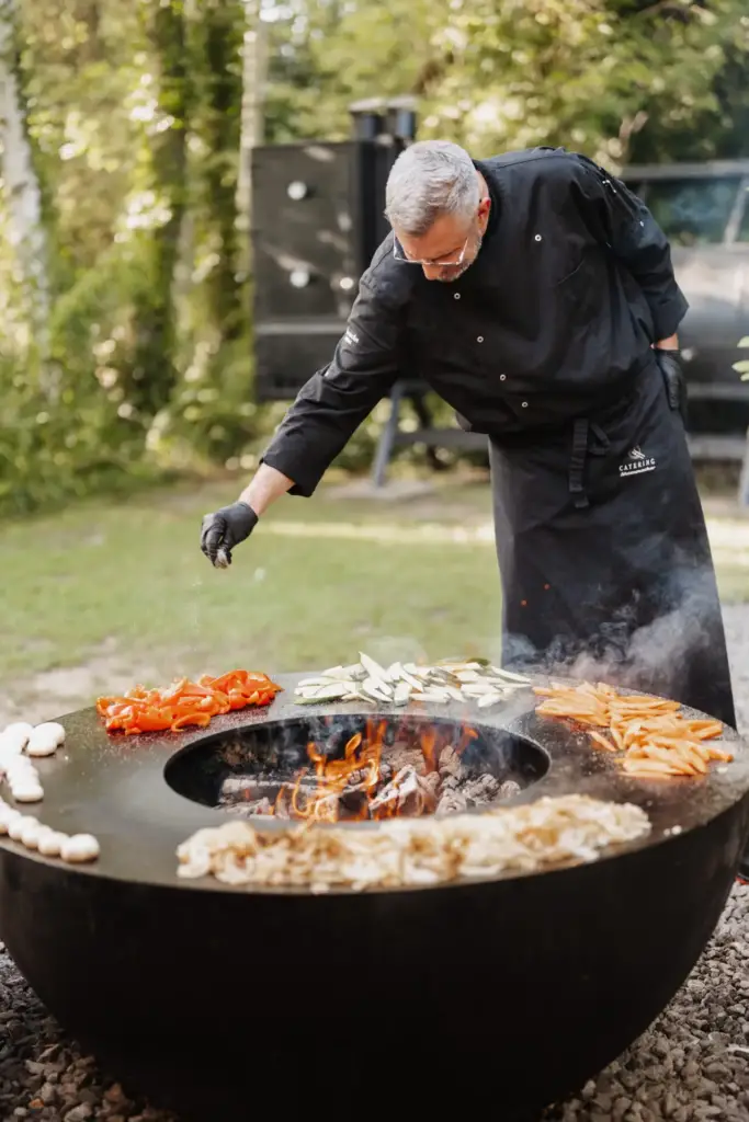 Catering interaktives Barbequeue BBQ