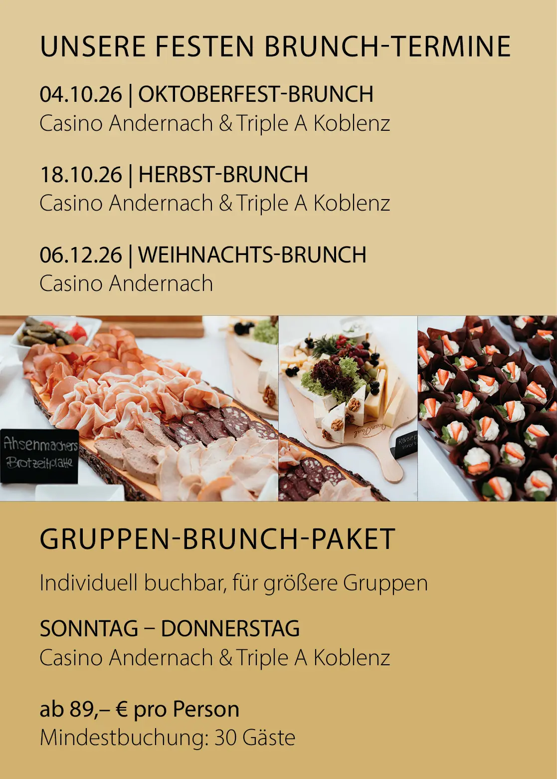 Angebot Brunch