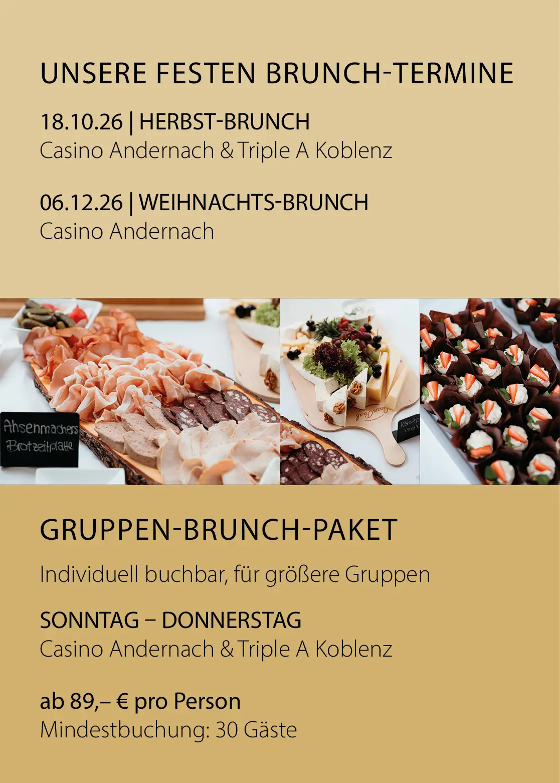Angebot Brunch
